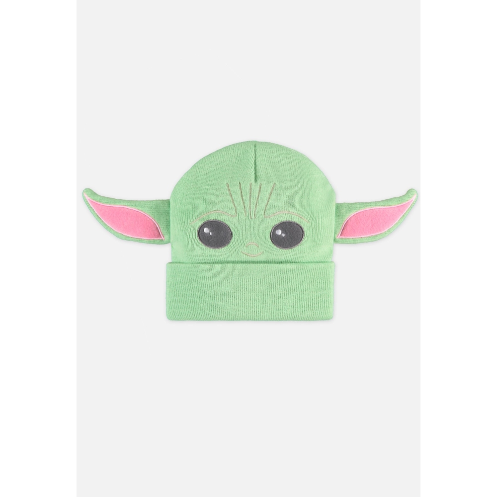 Disney,Star Wars - The Mandalorian Grogu Novelty Kinder beanie - Groen